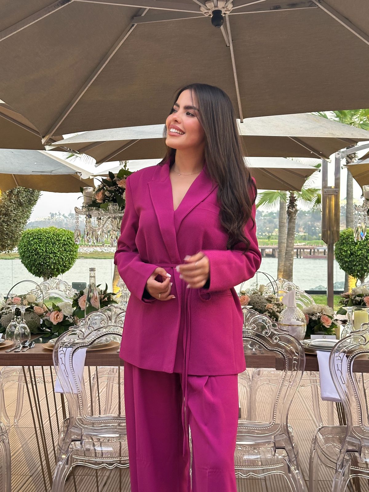 Blazer Ensemble Melange De Crep Santos1 Collection